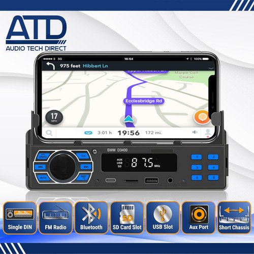 Universal car radio - radio, din
