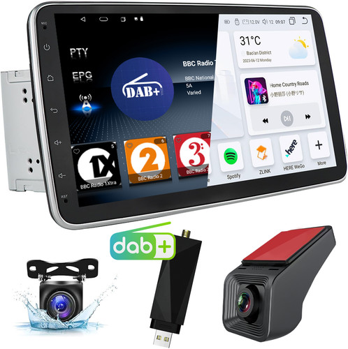 Dab rotatable screen - dab+10.1",