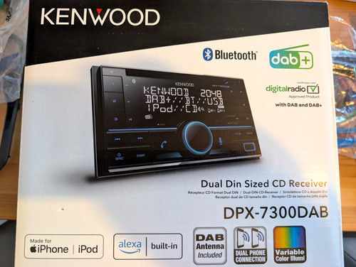 Kenwood mp3 double - double, car