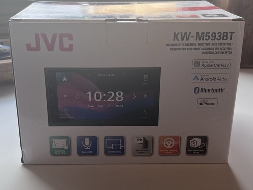 Jvc m593bt double din car - jvc,