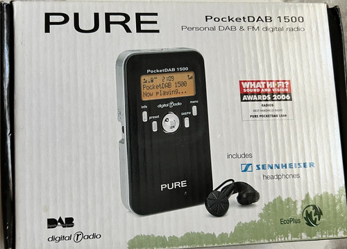 Pure 1500 dab black - 1500,