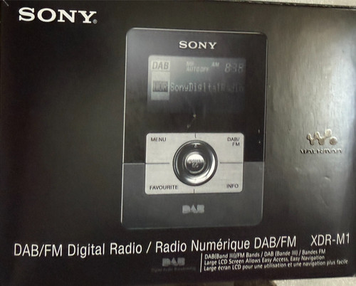 Sony xdr dab walkman - sony, dab/fm